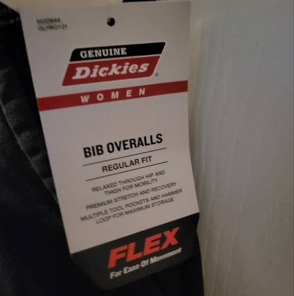 NWT Genuine Dickies Womens FLEX Duck Utility Bib Overall Size Small - Picture 7 of 13